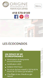 Mobile Screenshot of condosorigine.com